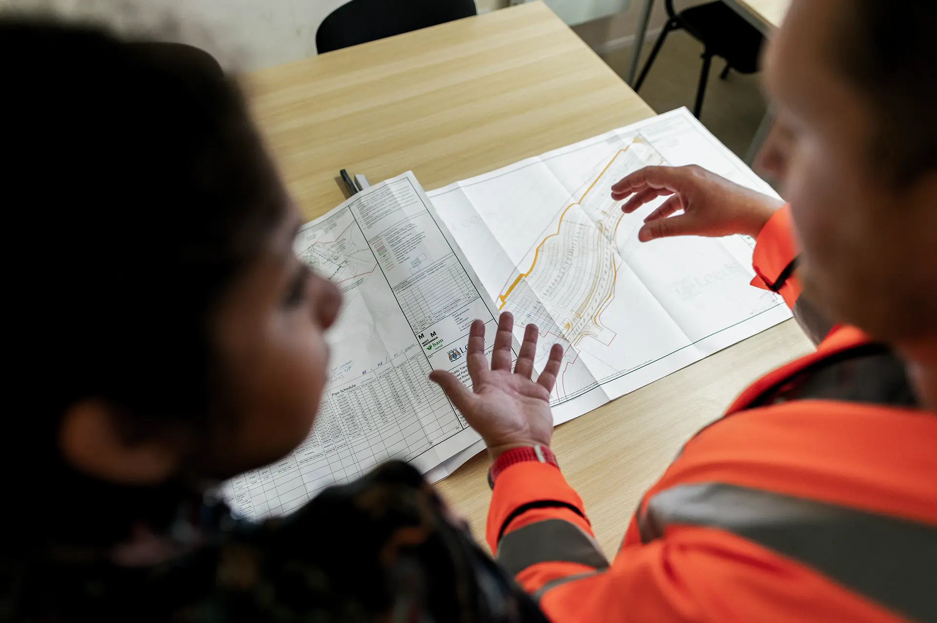 Business professionals in meeting