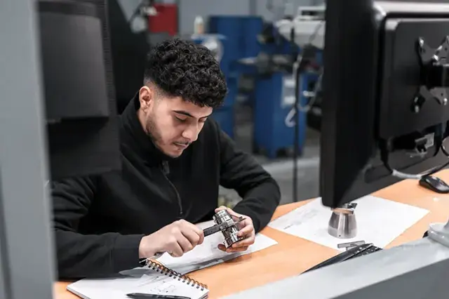 Quality inspection of manufactured components